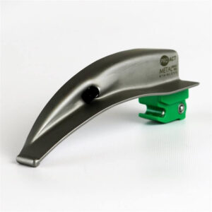 Metal Max‚ 90 Green System Laryngoscope Blade - MAC 2 PROACT Med