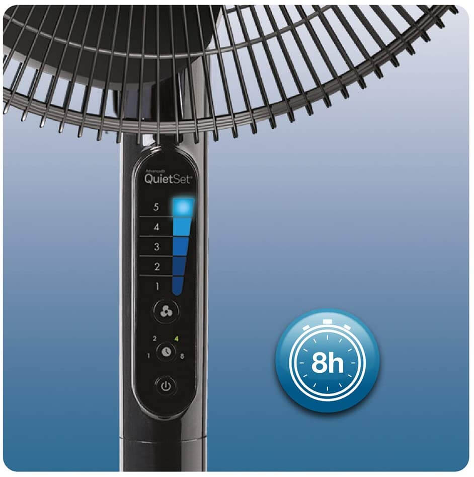 Honeywell QuietSet gólfvifta - svört - Image 8