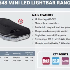 Mini LED lightbar gult - Image 2