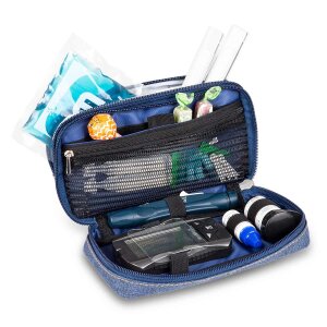 Alternative view of Diabetic´s taska fyrir sykursýkisbúnað, Blá