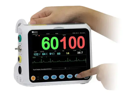 Lífsmarkamælir Creative Medical - Analogue SpO2, PR, Resp Rate, NIBP, ECG, Temp - Image 7